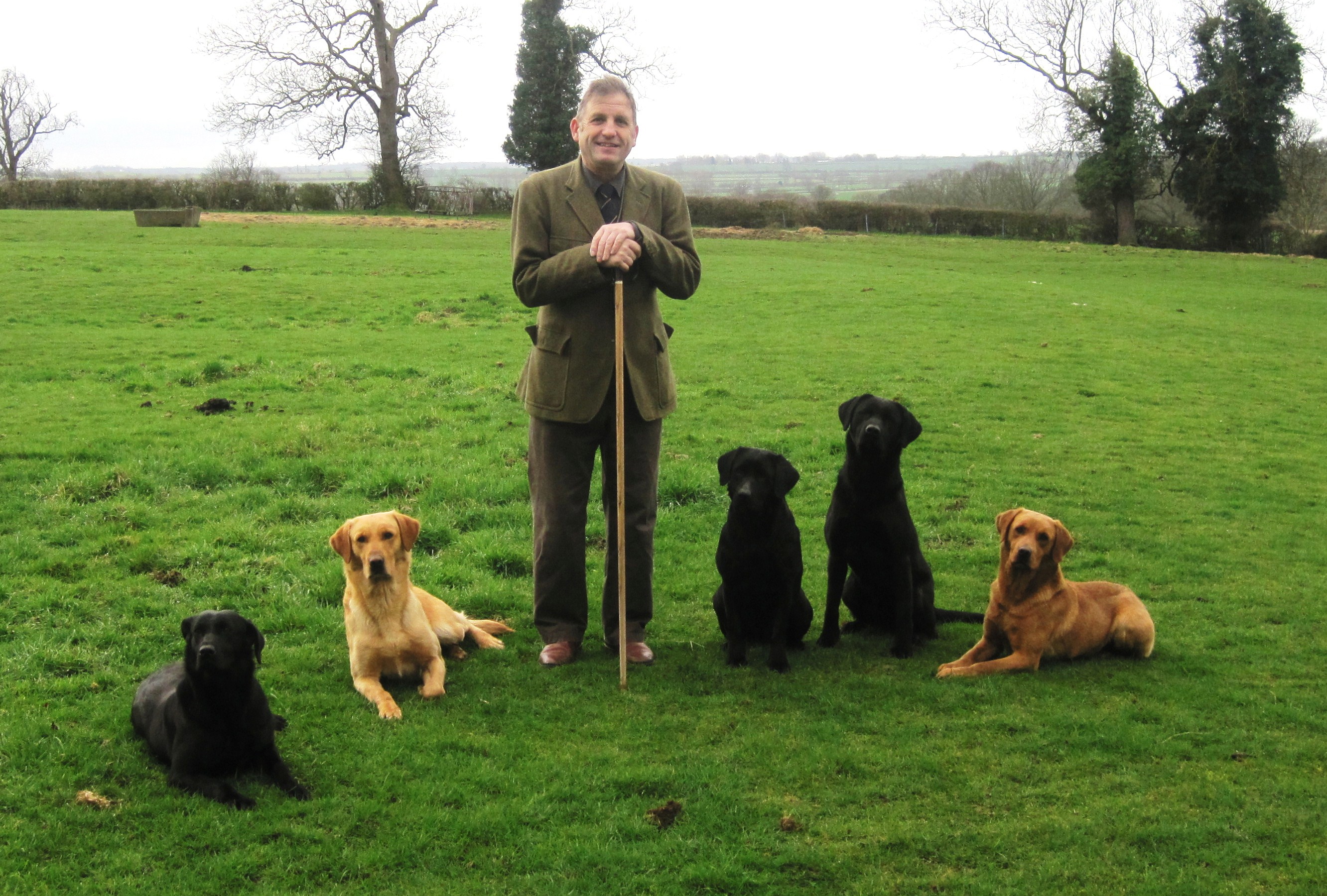 Phil Garton and dogs